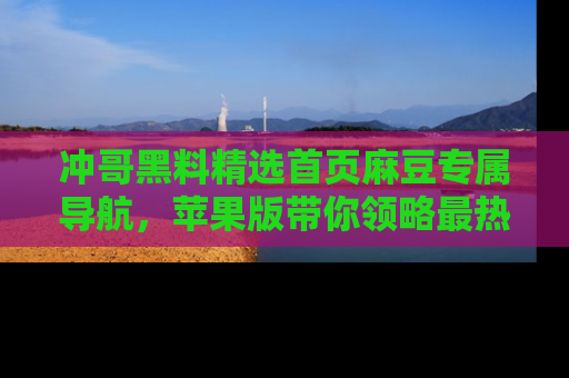 冲哥黑料精选首页麻豆专属导航，苹果版带你领略最热的黑料故事