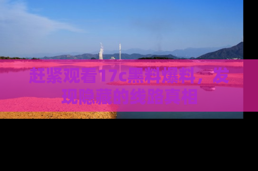 赶紧观看17c黑料爆料，发现隐藏的线路真相