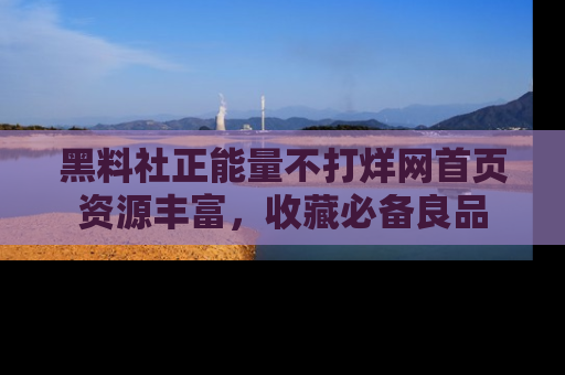黑料社正能量不打烊网首页资源丰富，收藏必备良品