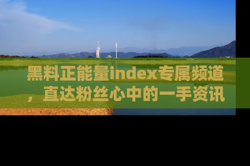 黑料正能量index专属频道，直达粉丝心中的一手资讯！