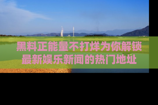 黑料正能量不打烊为你解锁最新娱乐新闻的热门地址