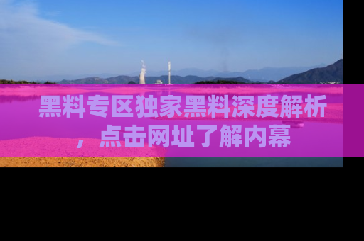 黑料专区独家黑料深度解析，点击网址了解内幕