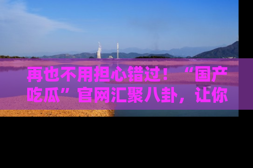 再也不用担心错过!“国产吃瓜”官网汇聚八卦,让你随时随地吃瓜。